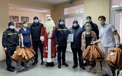 Різдво – 2021 разом із ДСНС у відділенні дитячої онкогематології